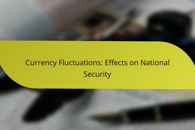 Currency Fluctuations: Effects on National Security