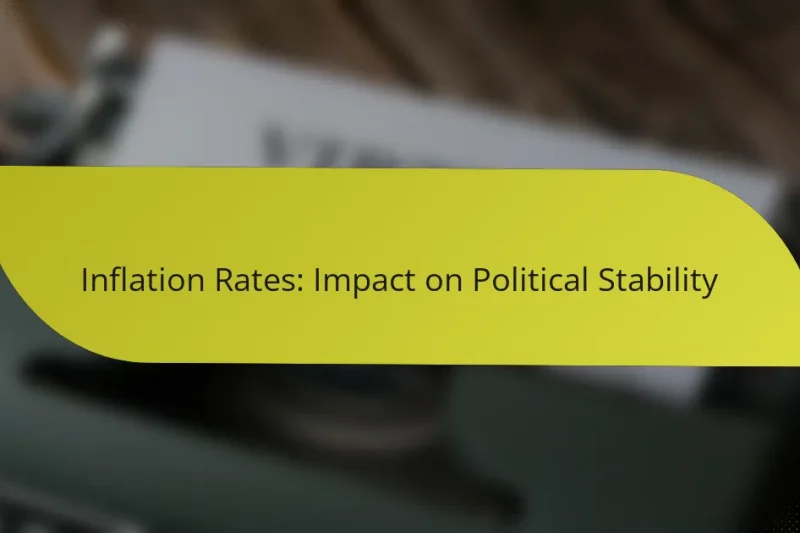 Inflation Rates: Impact on Political Stability